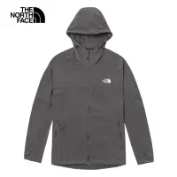 在飛比找momo購物網優惠-【The North Face 官方旗艦】北面男款灰色防潑水