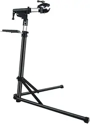 Bike Repair Stand, Foldable Bicycle Repair Rack Workstand, Workstand for MTB Road Bike Maintenance Repair Tool Aluminum Alloy Floor Stand