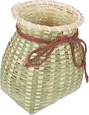 Sosoport Portable Fish Basket Multi Function Container for Shrimp Crab Fish for Fishing Camping Picnics Outdoor Activities Capacity Hand Woven Accessory