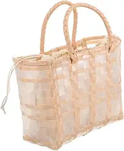 [Holibanna] Cute Beach Bag Summer Tote with Inner Pocket Portable Woven Tote for Shopping Travel Beach Vacations Fashionable Casual Handbag for Women Design