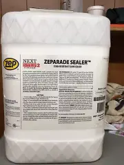 Zep 201835. 5 gal Floor Sealer. 451F44. GREAT BUY.