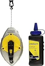 Stanley FatMax Xtreme Chalk Line Reel with Blue Chalk, 30 Meter Size
