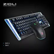 BEST Wired Optical Mechanical Gaming Keyboard & Mouse Rainbow RGB Backlit Combo
