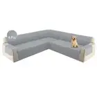 L Shape Couch Cover Sectional Sofa Cover 4 Pcs Corner Sectional Sofa Slipcove...