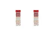 2x 8pc Gamago Bamboo Chopsticks Set Reusable Japanese Noodle Food Utensil Ninja