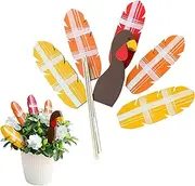 Turkey Sticks Flowerpot, Turkey Planter Decoration Insert, Turkey Decorative Flowerpot Stake Fall Cute Garden Decor for Patio & Flower Pot