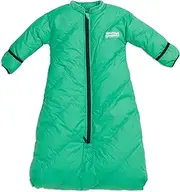 Little Mo 20 Down Baby Sleeping Bag (6-18 Months) The Warmest, Safest Ultralight Down Camping Sleeping Bag for Babies and Toddlers. (Leapfrog Green)