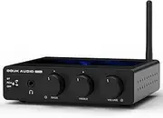 Douk Audio A5PRO Bluetooth Amplifier: 2 Channel HiFi Stereo Amp with TPA3255, 300W×2 Power, Class D PFFB, Headphone Out, Bass/Treble Control for Home Theater, Desktop, Bookshelf Speakers (32V Version)