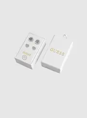 GUESS Silver Crystal Stud 2 Piece Set