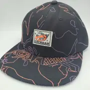 BBC Billionaire Boys Club Ice Cream Hat Snapback Cap Black Diamonds Dollar Signs