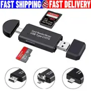 Card Reader USB 3.0 Type C Micro SD TF OTG Smart Memory Adapter Laptop Computer
