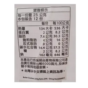 茱蒂絲 Julies奶油蘇打餅(250g/包)[大買家]