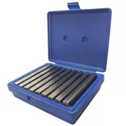 9 Pair 1/4'' Hardened Steel Parallel Set 6'' Long 0.0002'' Square Precision