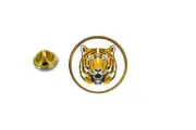 pins pin's badge metal lapel hat button tiger
