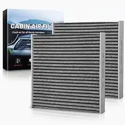 Auto Dynasty Cabin Air Filter Compatible with 2019-2024 Acura Integra RDX TLX 2009-2024 Honda Accord Civic Clarity CR-V HR-V Insight Odyssey, Pack of 2 Replacement for 80292-TG0-Q01 E3929LI A26300003