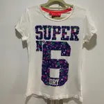 ［二手］SUPER DRY極度乾燥女生T恤 M 保證正品