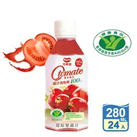 在飛比找生活市集優惠-【可果美】O tomate 100%蕃茄檸檬汁280ml/瓶