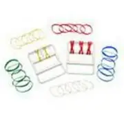 Fabrication Enterprises 10-1800-10 Cando Color-Coded Rubber-Band Hand Exercis...