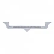 United Pacific 39882 Hood Emblem Chrome, With 19 Led Reflector Light Bar,