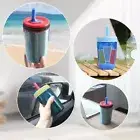 BPA-Free Water Bottle Straws Reusable Cup Bite Valve Cup Straw for Zak