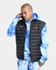 [ELLESSE] Ellesse Bardy Padded Gillet Jacket Black - Size 2XL 2XL Black