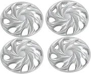 4 Pcs 13 Inch Wheel Hubcap Covers Silver Wheels Rim Cover Hub Caps for Cars Trucks Universal Fit for 13 Inches Steel Wheel Stylish Silver Design Protects Hub and Rim Lightweight
