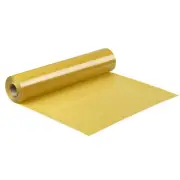 Heat Transfer Vinyl Rolls, 12" x 35 Feet HTV Vinyl, Gold Tone HTV Vinyl Iron on