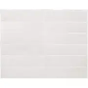 Vinyl Peel and Stick Tile 3D 11.43 in x 9 in Greyish White (2.84 sq ft/ 4-Pack)