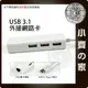 筆電 USB 3.1 Type-C 轉 USB HUB 2.0集線器 RJ45有線網卡 10/100M外接網卡-小齊的家