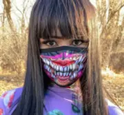 Mileena Face Mask FaceMask mortal kombat cosplay adult scorpion Reusable Kitana