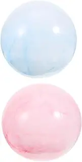 UPKOCH 2pcs Pilates Ball Fitness Yoga Select Exercise Ball Weighted Exercise Weight Ball Large Exercise Gym Small Core and Small Pilates Toning Multi-use Pit Balls Fascia Gaga Thick
