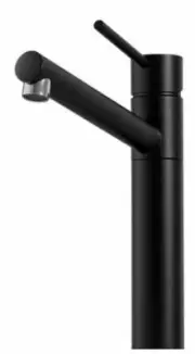 Oliveri PEPE SWIVEL MIXER 302mm Lever Handle, Ceramic Disc MATTE BLACK