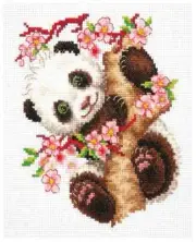 "Panda" Counted Funny Cross Stitch Kit Magic Needle 19-26