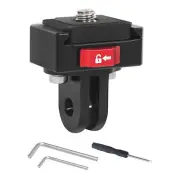 Dual Slot V Mount 1/4 inch Screw Monitor Fixed Bracket For SLR Camera Tripod K