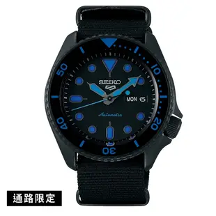 SEIKO 精工 5 Sports 帆布帶水鬼機械錶(4R36-07G0A)(SRPD81K1)42.5mm