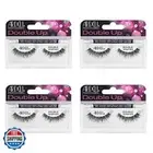 Ardell Double Up Wispies False Eyelashes - Black, Dramatic Volume, Wispy Lash