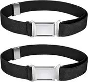 [Generic] Kids Magnetic Belt Adjustable Elastic Belt with Magnetic Buckle for Boys Daily Use Girls