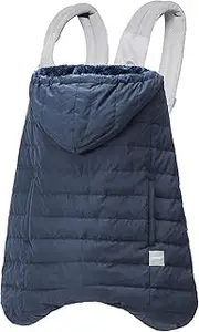 BABYHOPPER CKBH04025 Baby Hopper 90% Down, Baby Carrier, Cold Protection, Elgo, Winter Multiple Down Cover, Melange, Can Be Used In Strollers, Navy, 0 Months -