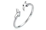 Adjustable Solid 925 Signature Silver On The Blue Sky Ring