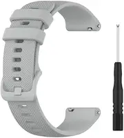 [RAYESS] Watch Band For Garmin Forerunner 745 Bands 22mm Soft Silicone Replacement Wristband Strap for Vivoactive 4 with Tool
