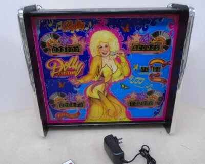 Bally Dolly Parton Pinball Head LED Display light box