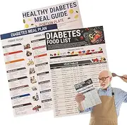 Food List Table - Daily Food Guide, Cereal And Oat Planner, Quinoa And Bean Tracker | Clear Diet Reference For Seniors, 3