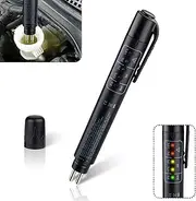 Brake Fluid Tester, Brake Fluid Moisture Tester, Brake Fluid Liquid Tester Pen with 5 LED Indicators, Auto Brake Diagnostic Checker Tool for DOT3 DOT4 DOT5.1 Brake Fluid