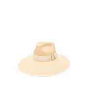 [Alexander Mcqueen] Alexander Mcqueen Bow-detailing Trilby S NEUTRALS