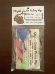Paternoster Rig 5/0 4/0 Circle Feather 60lb Mono, Snapper flathead fishing