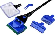 5 in 1 Aquarium Cleaning Tools Aquarium Tank Clean Set Fish Net Gravel Rake Alga