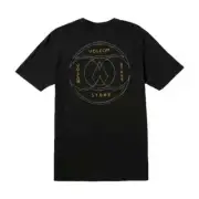 Volcom "Inner Stone" Short Sleeve Tee (Black) Men's Graphic T-Shirt