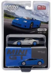 Chase! Mini GT 1:64 Bugatti EB110 GT Blu Bugatti Diecast Model Car MGT00644