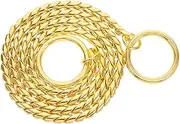 WEKAMOS Puppy Accessory Wear Resistant Dog Chain Collar Convenient Chain Leash for Household Use Durable Thick Long for Daily Walks and Pet Events