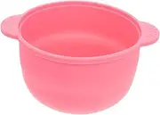 TEHAUX 2pcs Silicone Bowl Pink Silicone Waxing Waxing Bowl Container Wax Melting Tool